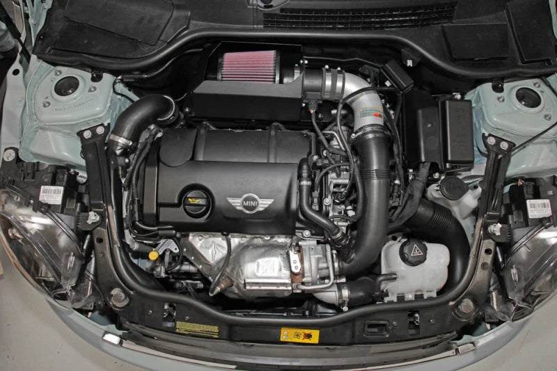K&N 11-13 Mini Cooper S 1.6L Black Typhoon Performance Intake - Side View