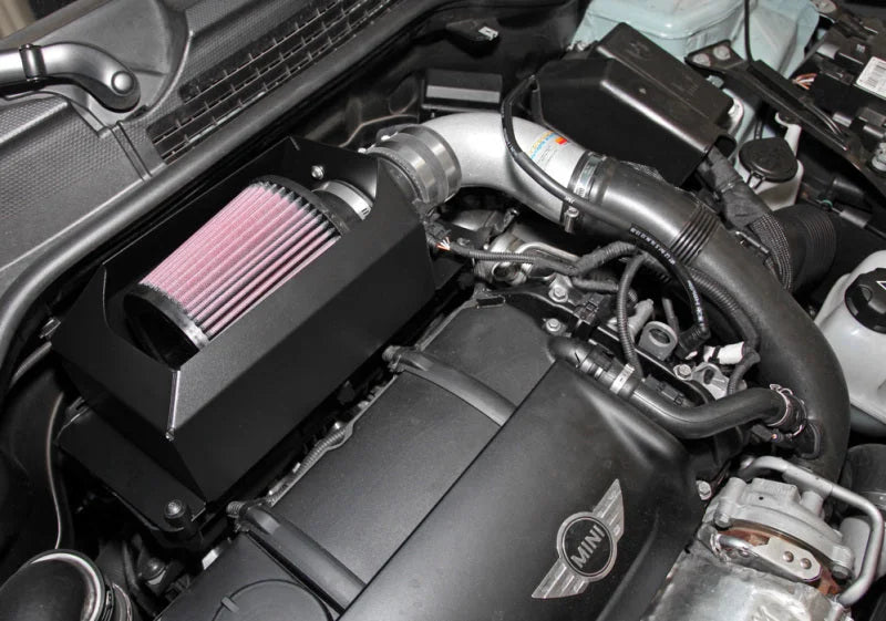 K&N 11-13 Mini Cooper S 1.6L Black Typhoon Performance Intake - Back View