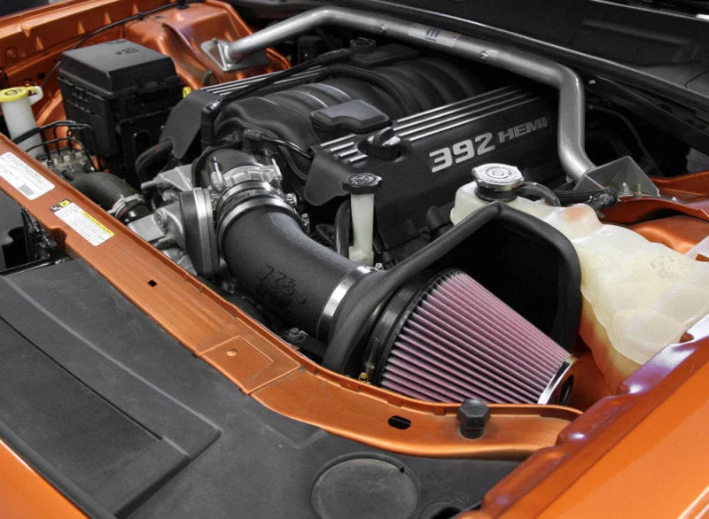 K&N 11-14 Dodge Challenger 6.4L V8 Performance Intake - Side View