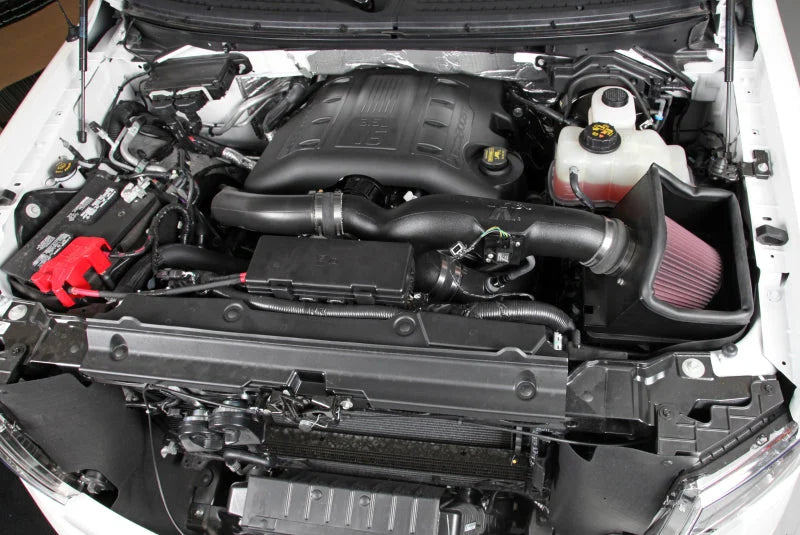 K&N 11-14 Ford F-150 3.5L V6 Performance Intake Kit - Installation View