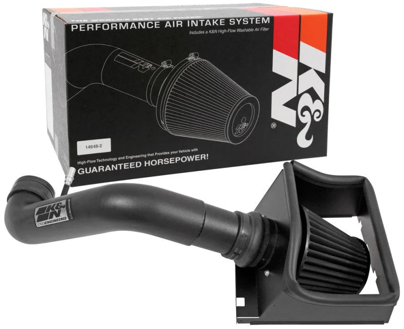 K&N 11-14 Ford F150 5.0L V8 Black Performance Intake Kit - Additional View 6