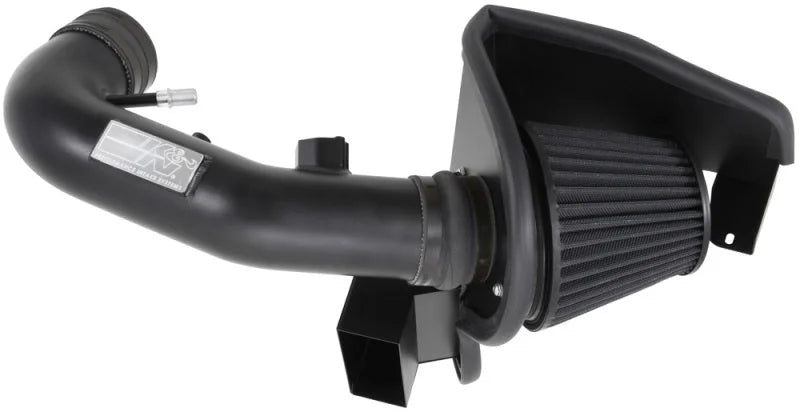 K&N 11-14 Ford Mustang GT 5.0L V8 Black Performance Intake Kit - Main Product View