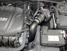 Load image into Gallery viewer, K&amp;N 11-14 Hyundai Sonata 2.4L L4/13-15 Kia Optima 2.4L L4 Typhoon Short Ram Intake - Side View