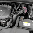 Load image into Gallery viewer, K&amp;N 11-14 Hyundai Sonata 2.4L L4/13-15 Kia Optima 2.4L L4 Typhoon Short Ram Intake - Back View