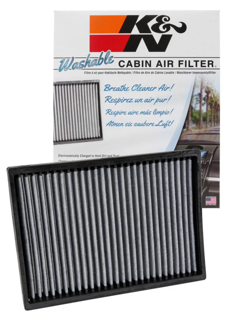 K&N 11-15 Chrysler 300 / 11-15 Dodge Challenger Cabin Filter - Back View