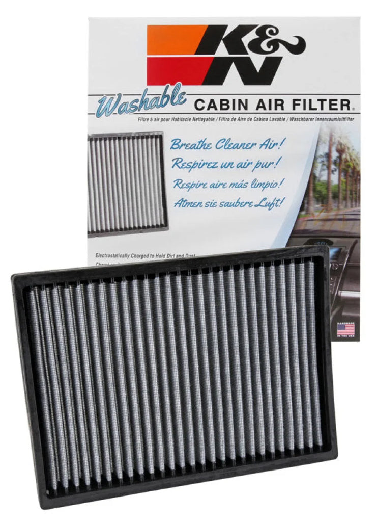 K&N 11-15 Chrysler 300 / 11-15 Dodge Challenger Cabin Filter - Back View