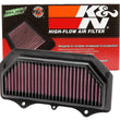 Load image into Gallery viewer, K&amp;N 11-15 Suzuki GSXR600/GSXR750 Replacement Air Filter - Side View