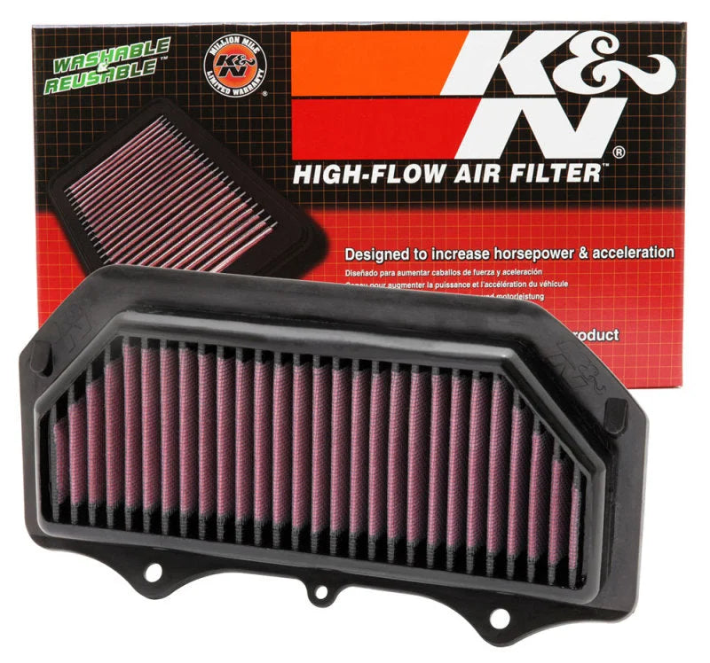 K&N 11-15 Suzuki GSXR600/GSXR750 Replacement Air Filter - Side View