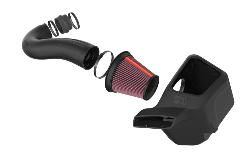 K&N 11-22 Jeep Grand Cherokee V8-5.7L F Performance Air Intake System - Additional View 7