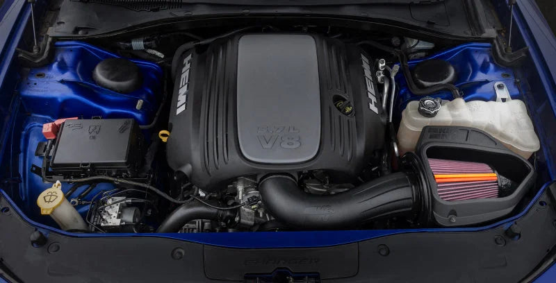 K&N 11-23 Dodge Charger (5.7L/6.1L V8) NextGen Cold Air Intake - Side View