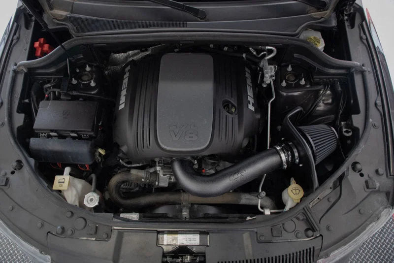 K&N 11-23 Dodge Durango 5.7L V8 Performance Air Intake System - Side View
