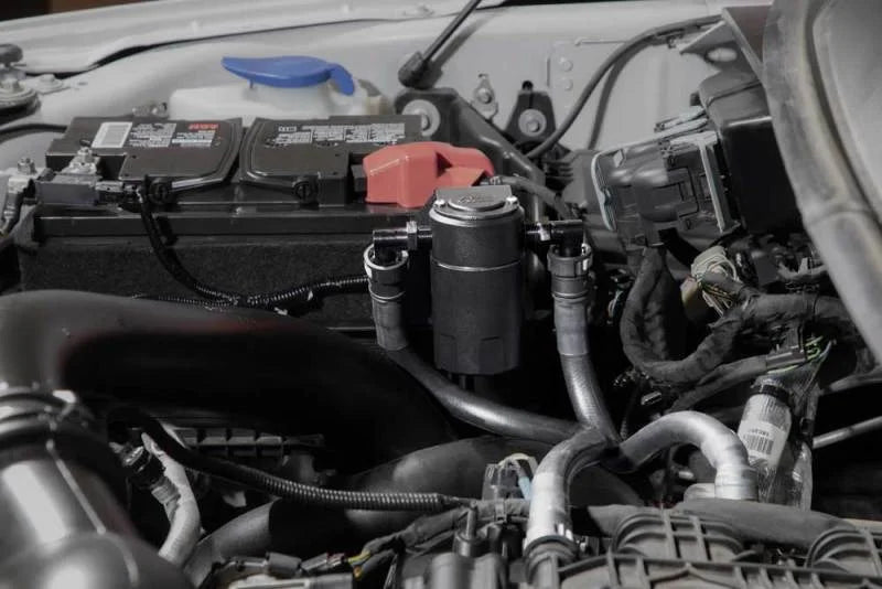 K&N 11-23 Ford F150 3.5L V6 (Gas) Catch Can Oil Separator - Back View