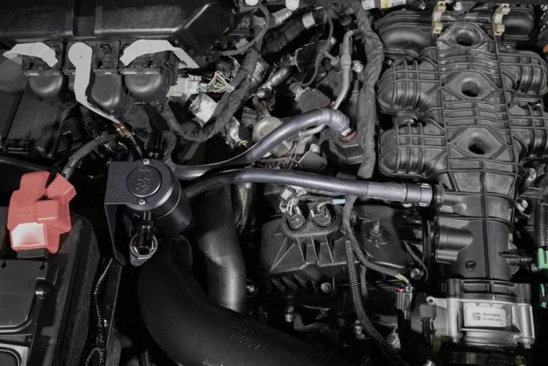 K&N 11-23 Ford F150 3.5L V6 (Gas) Catch Can Oil Separator - Installation View