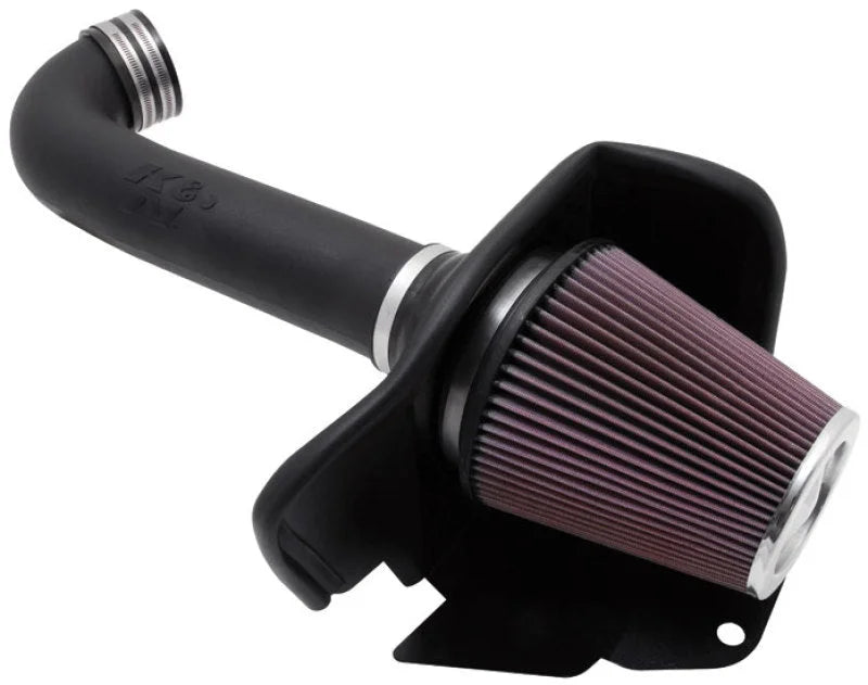 K&N 11 Dodge Durango 5.7L V8 / 11 Jeep Grand Cherokee 5.7L V8 AirCharger Performance Intake - Side View