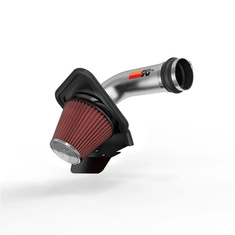 K&N 11 Ford Taurus SHO 3.5L V6 Silver Typhoon Cold Air Intake - Main Product View