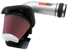 Load image into Gallery viewer, K&amp;N 11 Ford Taurus SHO 3.5L V6 Silver Typhoon Cold Air Intake - Side View