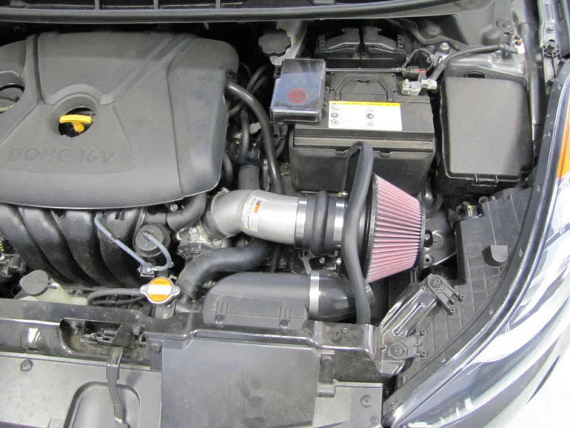 K&N 11 Hyundai Elantra 1.8L L4 Typhoon Performance Intake Kit - Side View