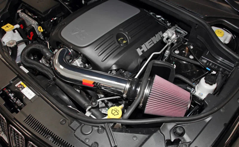 K&N 11 Jeep Grand Cherokee 5.7L V8 / 11 Dodge Durango 5.7L V8 High Flow Performance Intake Kit - Additional View 5