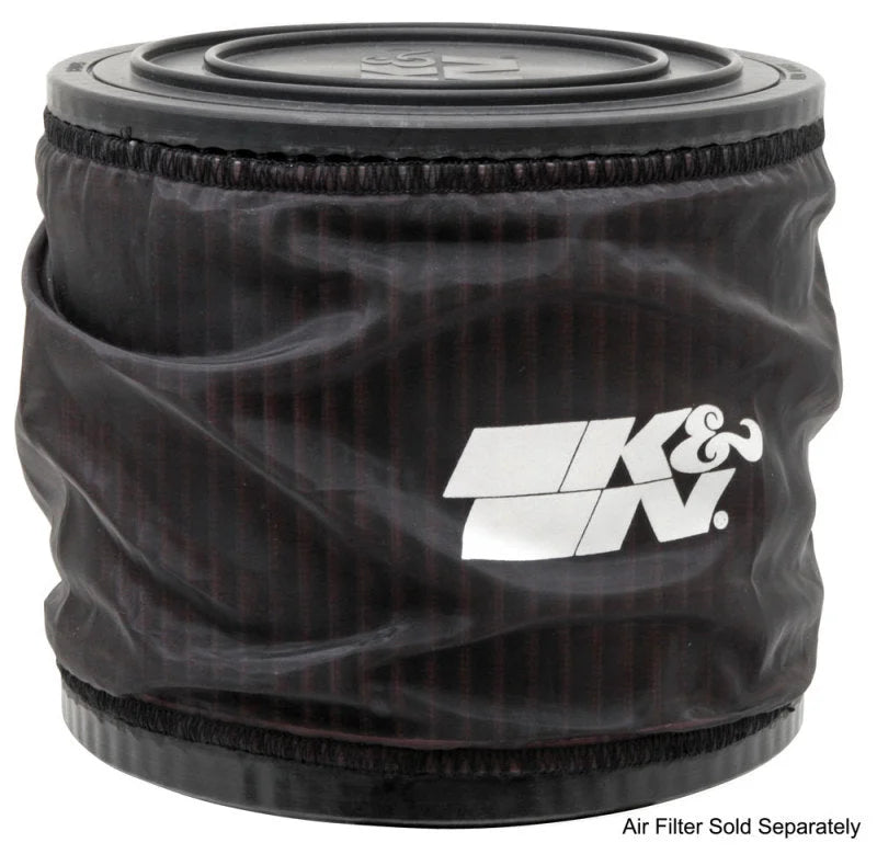 K&N 12-13 Arctic Cat Wildcat 1000  Air Filter Wrap, Black - Side View