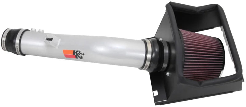 K&N 12-13 Ford F150 3.7L V6 Black High-Flow Performance Intake - Main Product View