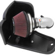 Load image into Gallery viewer, K&amp;N 12-13 Honda Civic 1.8L L4 Silver Typhoon Intake - Main Product View