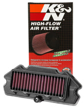 Load image into Gallery viewer, K&amp;N 12-13 Kawasaki EX650R Ninja 649 Replacement Air Filter - Main Product View