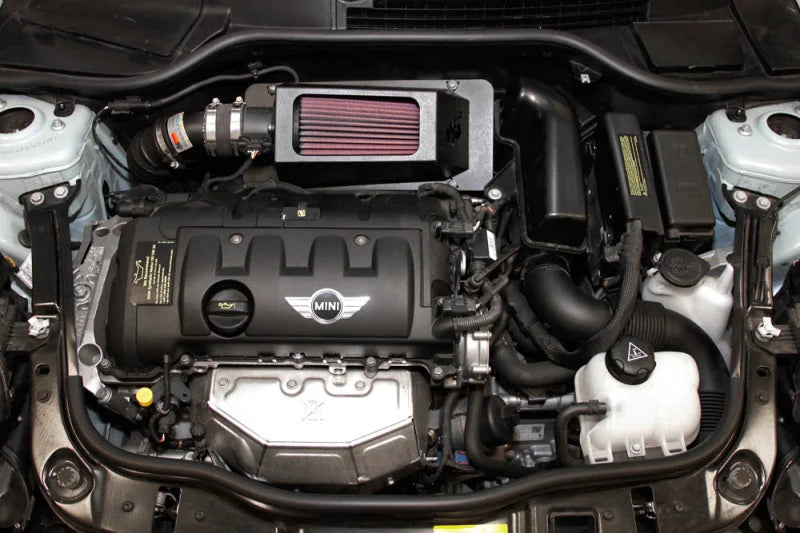 K&N 12-13 Mini Cooper S 1.6L 69 Series Typhoon Performance Intake Kit - Side View