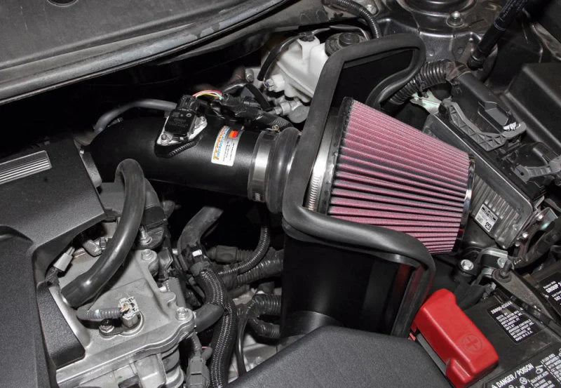 K&N 12-13 Toyota Camry 2.5L Black Typhoon Cold-Air Intake - Installation View