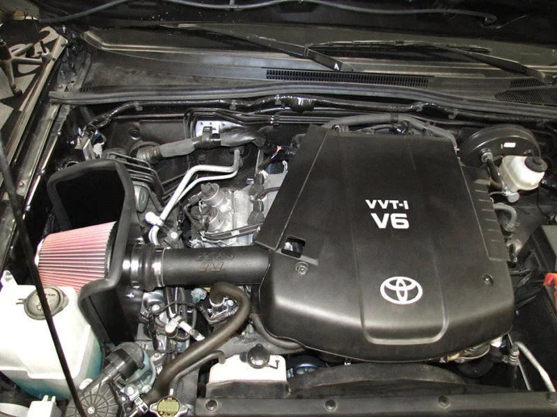 K&N 12-13 Toyota Tacoma 4.0L V6 AirCharger Performance Intake - Side View