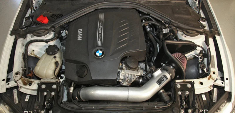 K&N 12-15 BMW 335i 3.0L L6 F/I Typhoon Performance Intake - Side View