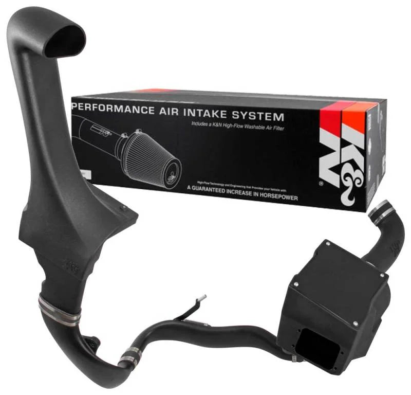 K&N 12-18 Jeep Wrangler 3.6L V6 Performance Intake Kit w/ Snorkel - Additional View 6