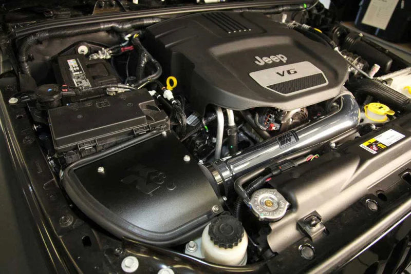 K&N 12-18 Jeep Wrangler V6-3.6L High Flow Performance Intake Kit (12-15 CARB Approved) - Additional View 7