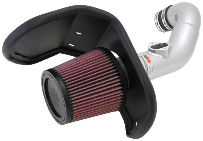 K&N 12 Chevy Sonic 1.4L Silver Typhoon Performance Intake - Main Product View