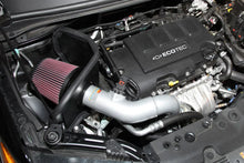 Load image into Gallery viewer, K&amp;N 12 Chevy Sonic 1.4L Silver Typhoon Performance Intake - Side View