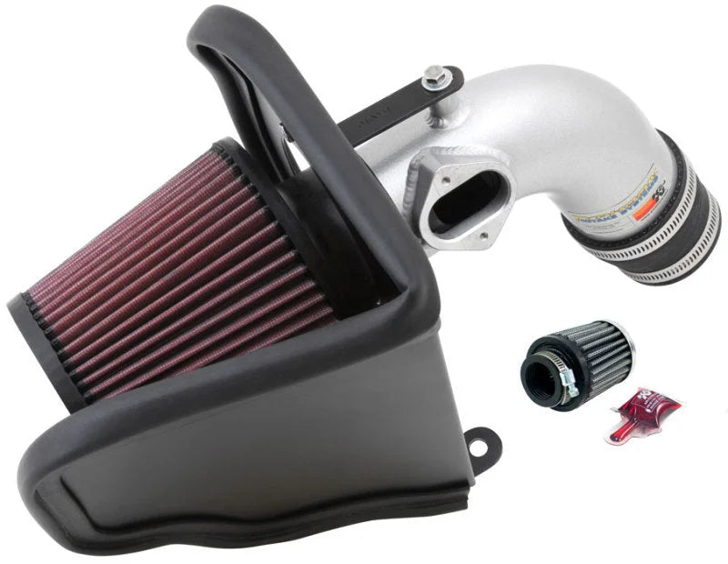 K&N 12 Chevy Sonic 1.8L Silver Typhoon Cold Air Intake - Main Product View