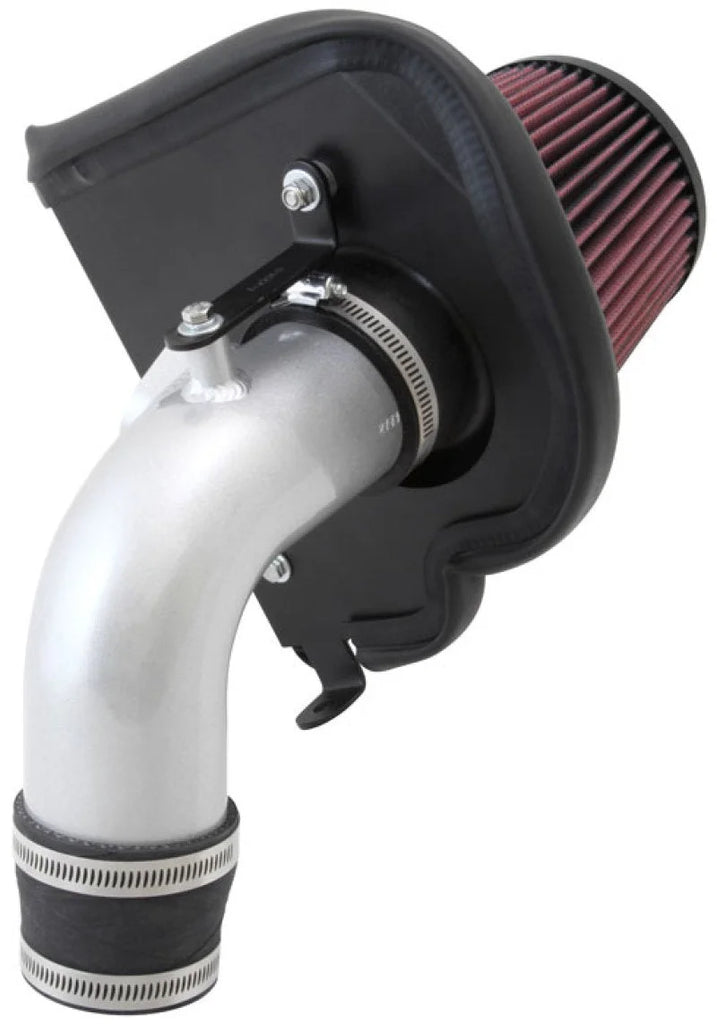 K&N 12 Chevy Sonic 1.8L Silver Typhoon Cold Air Intake - Installation View