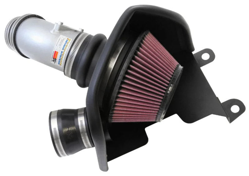 K&N 12 Honda Civic Si 2.4L L4 Silver Typhoon Intake - Main Product View
