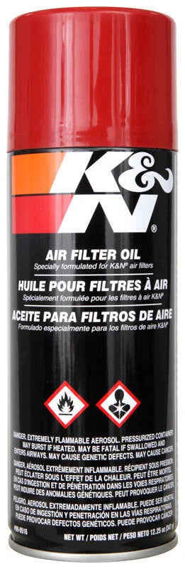 K&N 12.25 oz. Aerosol Air Filter Oil - Back View
