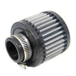 Load image into Gallery viewer, K&amp;N 1.25in Flange ID x 3in OD x 2.5 inch H Rubber Base Crankcase Vent Filter - Side View