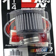 Load image into Gallery viewer, K&amp;N 1.25in Flange ID x 3in OD x 2.5 inch H Rubber Base Crankcase Vent Filter - Detail View