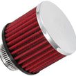 Load image into Gallery viewer, K&amp;N 1.25in Flange ID x 3in OD x 2.5in H Rubber Base Crankcase Vent Filter - Main Product View