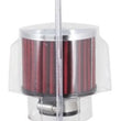 Load image into Gallery viewer, K&amp;N 1.25in Flange ID x 3in OD x 2.5in H Rubber Base Crankcase Vent Filter - Installation View