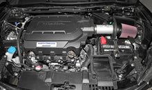 Load image into Gallery viewer, K&amp;N 13-14 Honda Accord 3.5L V6 69 Series Typhoon Air Intake System - Silver Cold Air Intake Kit - Side View