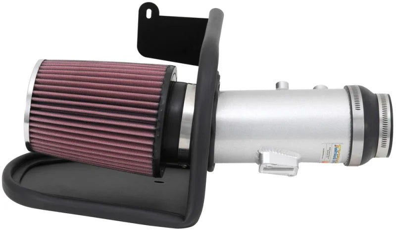 K&N 13-14 Honda Accord 3.5L V6 69 Series Typhoon Air Intake System - Silver Cold Air Intake Kit - Additional View 6