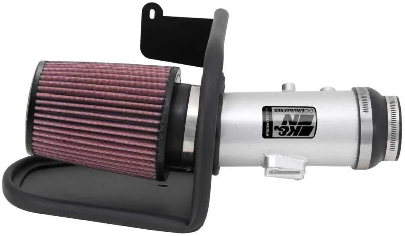 K&N 13-14 Honda Accord 3.5L V6 69 Series Typhoon Air Intake System - Silver Cold Air Intake Kit - Additional View 9