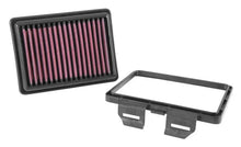 Load image into Gallery viewer, K&amp;N 13-14 Honda CRF250L 250 Replacement Air Filter - Installation View