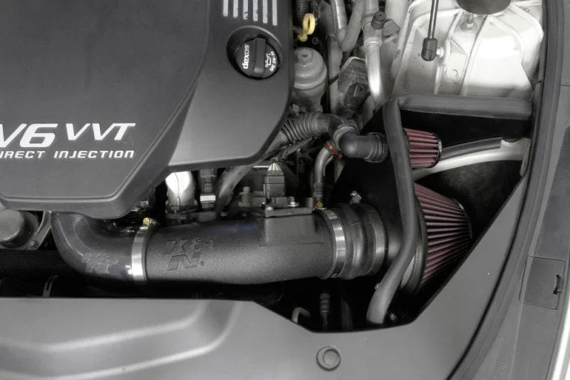 K&N 13-15 Cadillac ATS V6-3.6L F/I AirCharger Performance Intake - Side View