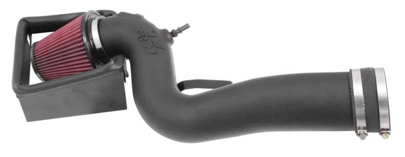 K&N 13-15 Ford Fusion 1.6L EcoBoost Air Charger Performance Intake - Installation View