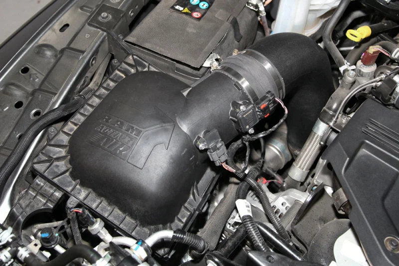 K&N 13-15 RAM 2500/3500 L6-6.7L DSL Performance Intake Kit - Side View