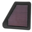 Load image into Gallery viewer, K&amp;N 13-17 Honda Civic IX L4-1.6L DSL Replacement Drop In Air Filter - Side View